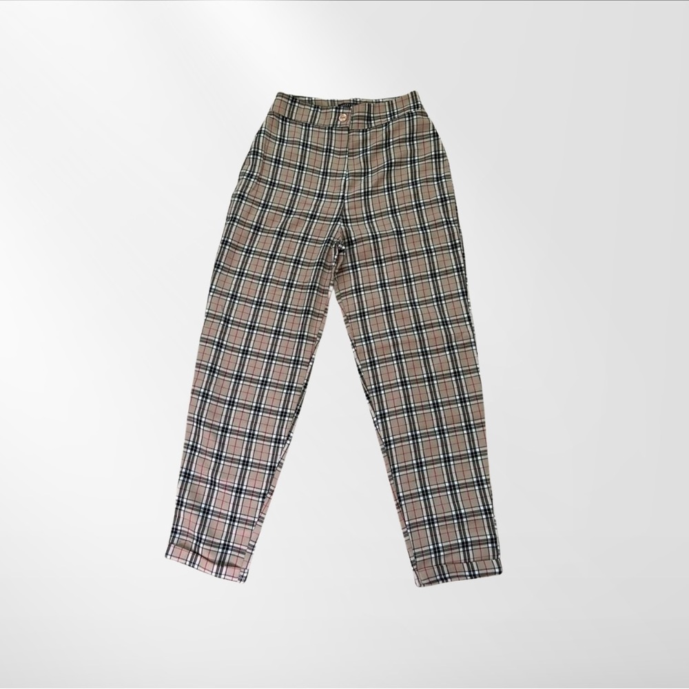 Nasty Gal Plaid Pants
